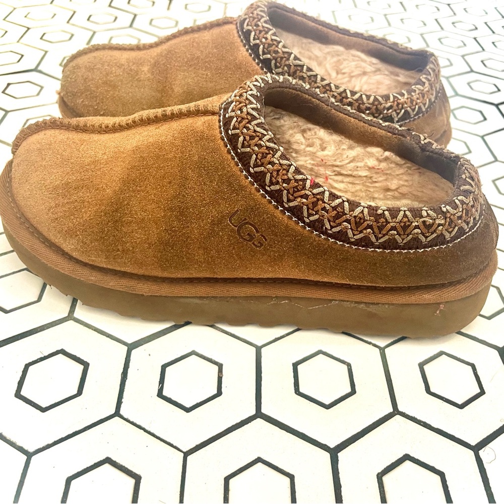 UGG Brown Suede Slippers